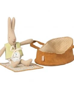 Maileg Maileg Micro Rabbit In Carrycot