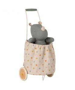 Maileg Trolley Multi Dots- Blue