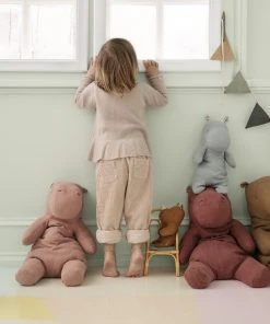 Maileg Safari Friends Medium Rhino Light Grey