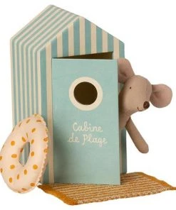 Maileg Beach Mice Little Brother In Cabin De Plage