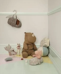 Maileg Safari Friends Small Hippo Lime Yellow