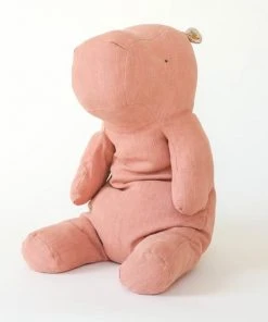 Maileg Big Hippo Toy Dusty Rose