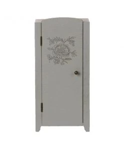 Maileg Vintage Closet With Shelves - Grey-mint