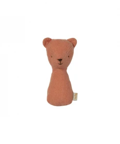 Maileg Coral Teddy Lullaby Rattle