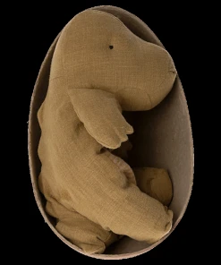 Maileg Dark Ocher Medium Gantosaurus In Egg