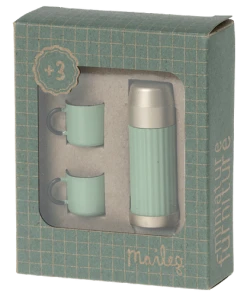 Maileg Thermos And Cups - Mint