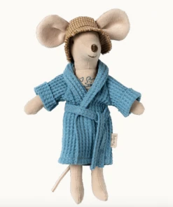 Maileg Bathrobe - Dusky Blue