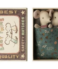 Maileg Baby Mice Twins In A Box