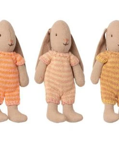 Maileg Orange and Pink Bunny Micro Toy
