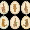 Maileg Gift Tags, Bunnies And Teddies, 12 Pieces