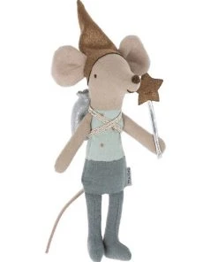 Maileg Tooth Fairy Mouse In Matchbox - Blue