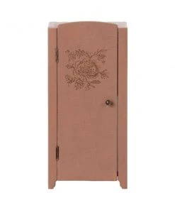 Maileg Vintage Closet With Shelves - Dusty Rose