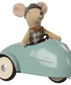 Maileg Mouse Car With Garage Blue