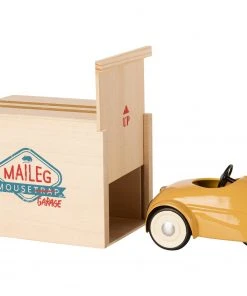 Maileg Mouse Car With Garage Yellow Maileg