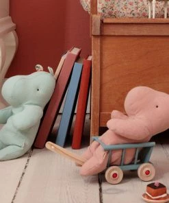 Maileg Light Mint Small Hippo Safari Friends