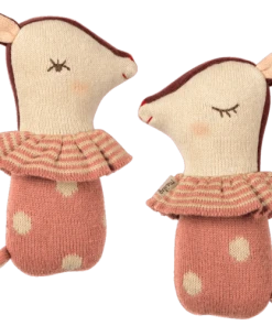 Maileg Bambi Rattle Rose