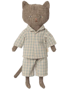 Maileg Gattino Grigio In Pigiama