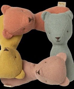 Maileg Teddy Rattle - Dusty Coral