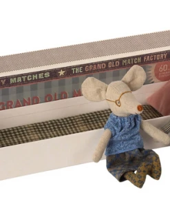 Maileg Grandma and Grandpa Mice In A Matchbox Toy