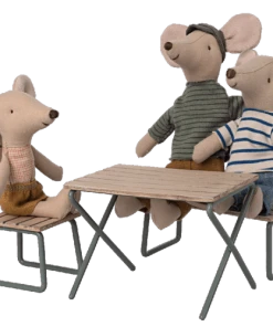 Maileg Garden Set - Table, Chair & Bench, Mouse