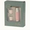 Maileg Soft Coral Thermos and Cups