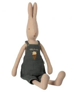 Maileg Rabbit Size 3 Green Overalls