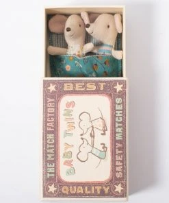 Maileg Mice Twins In A Box