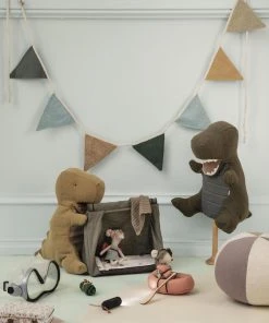 Maileg Safari Friends Medium Rhino Dusty Blue