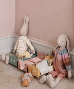 Maileg Wooden Bed - for Mini Mice and Rabbits - Rose Pink