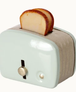 Maileg Mint Miniature Toaster and Bread Toy