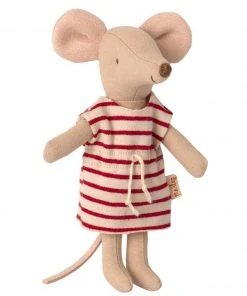 Maileg Topolina Sorella Maggiore Vestito A Righe