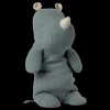 Maileg Safari Friends Medium Rhino Dusty Blue