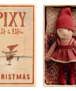Maileg Pixy Elfie In Matchbox