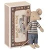 Maileg Big Brother Mouse in Matchbox