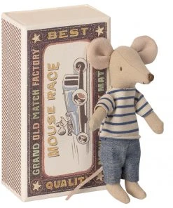 Maileg Big Brother Mouse in Matchbox