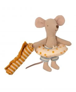 Maileg Beach Mice Little Brother in Cabin de Plage