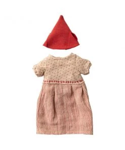 Maileg Christmas Clothes For Medium Mouse - Girl