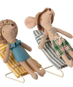 Maileg Coppia Di Sdraio Da Spiaggia Per Topolini