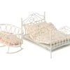 Maileg Cradle With Sleeping Bag Micro Off White