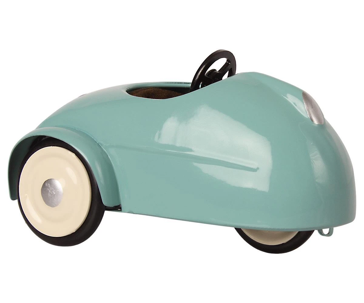 Maileg Christmas Mouse Car With Garage Blue
