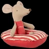 Maileg Rubber Boat Red Stripe