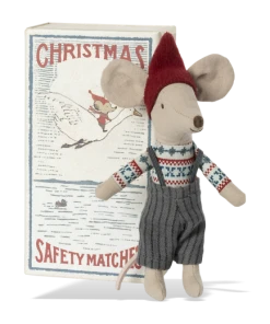 Maileg Christmas Mouse In Matchbox Big Brother