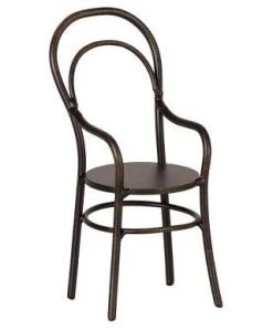 Maileg Mini Black Chair with Armrest