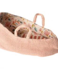 Maileg Mini Fabric Carrycot with Handles