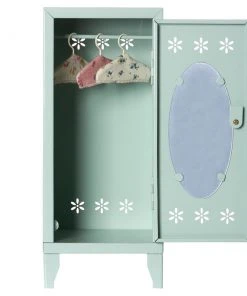 Maileg Green Locker with 3 Hangers