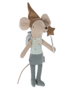 Maileg Tooth Fairy Mouse In Matchbox Blue