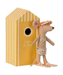 Maileg Ratones de playa, hermana mayor en caseta