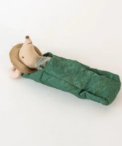 Maileg Big Brother Hiker Mouse With Sleeping Bag