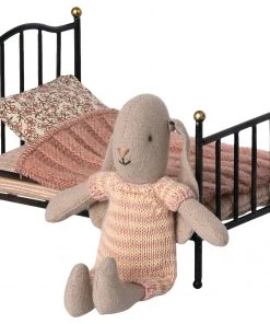 Maileg Vintage Bed Mouse Anthracite