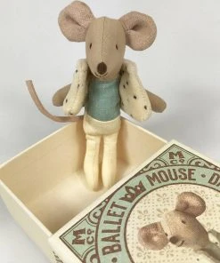 Maileg Ratoncito Bailarín en Caja de Cerillas - Hermano Pequeño